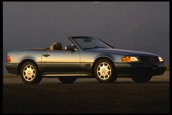 029053 Mercedes 500SL A4 Photo Print