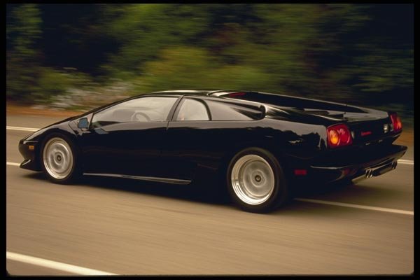 029054 Lamborghini Diablo A4 Photo Print