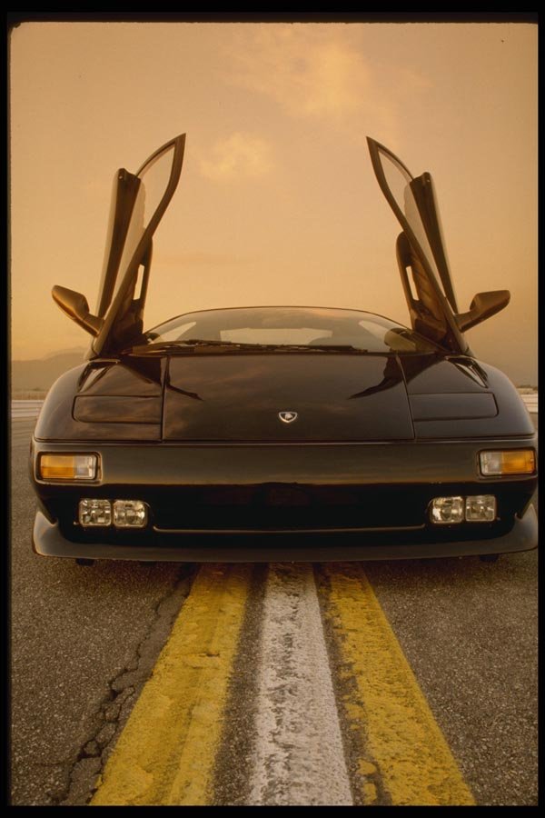029055 Lamborghini Diablo A4 Photo Print