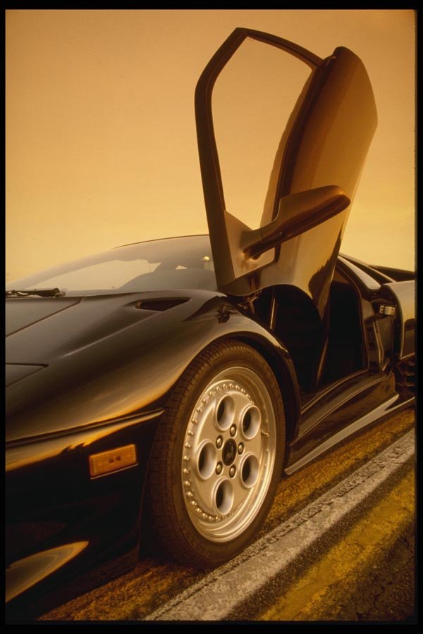 029056 Lamborghini Diablo A4 Photo Print