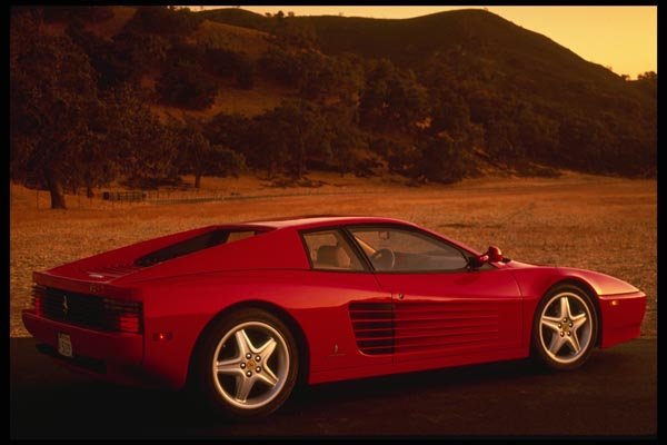 029074 Ferrari Testarosa A4 Photo Print