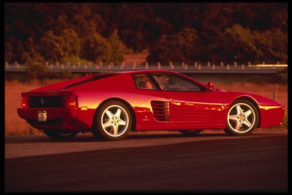 029078 Ferrari Testarosa A4 Photo Print