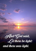 Then I said unto you Dread not neither be afraid of them A4 photo print 