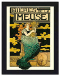 03 bieres de la meuse french 2 Vintage Advert A4 Photo Print