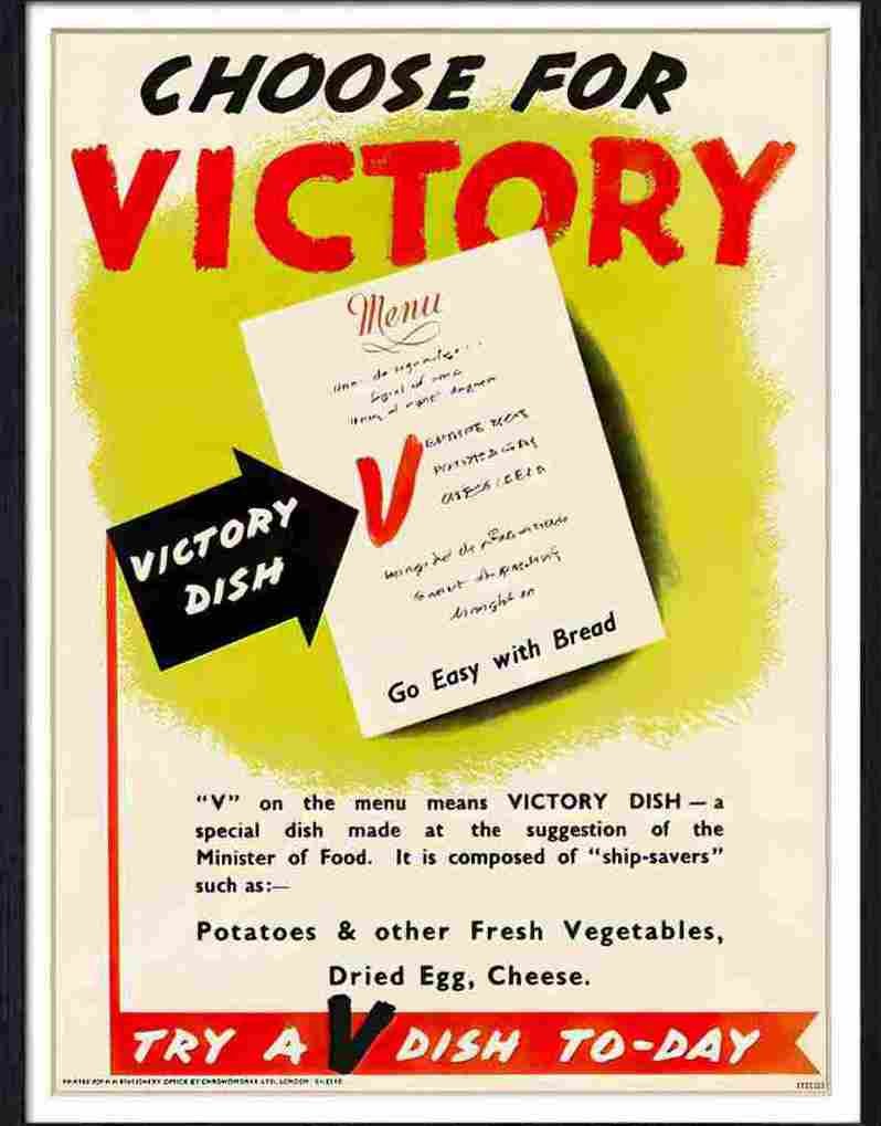 03 choose for victory 1940s Advert A4 Photo Print