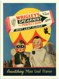 03 wrigleys chewing gum 1920s halloween 2 Vintage Advert A4 Photo Print