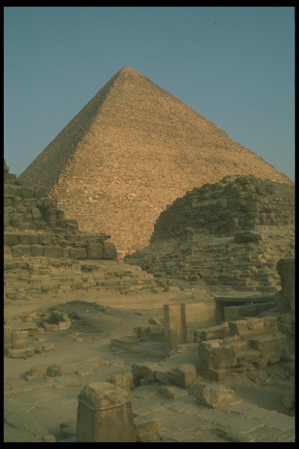 030002 Khufu Pyramid Giza Plateau, Cairo A4 Photo Print