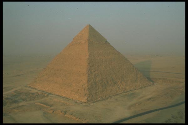 030009 Khafre Pyramid Giza Plateau, Cairo A4 Photo Print
