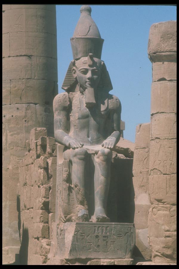 030012 Ramesses II Luxor Temple, Luxor A4 Photo Print