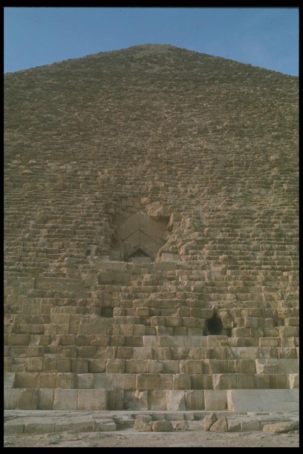 030014 Khufu Pyramid Northface, Cairo A4 Photo Print