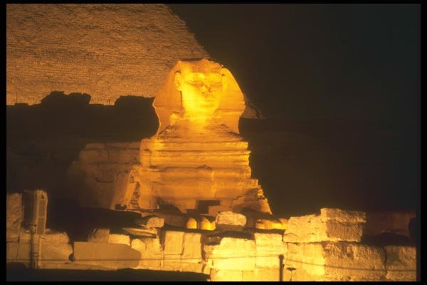 030020 Sphinx Giza, Cairo A4 Photo Print