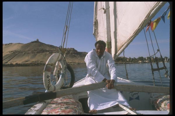 030036 Nubian Crossing The Nile A4 Photo Print
