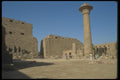 030042 Massive Column Karnak Temple A4 Photo Print