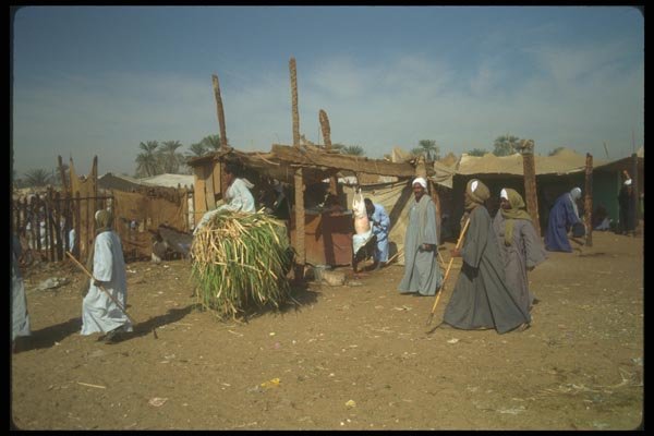 030046 Nubian Peasants, Upper Egypt A4 Photo Print