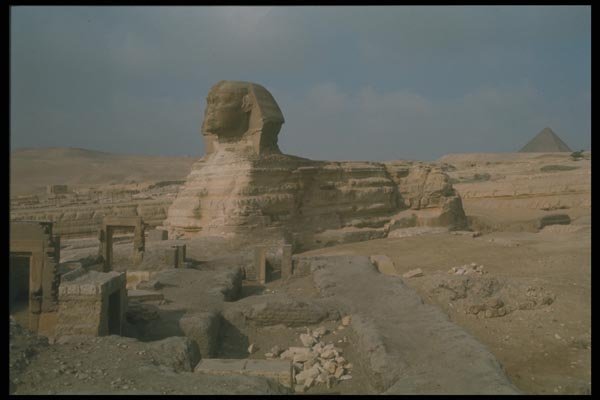 030068 Sphinx Giza, Cairo A4 Photo Print