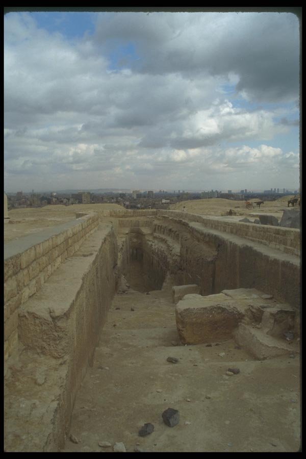 030096 Subterranean Boat Pits Giza Plateau A4 Photo Print