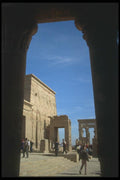 030099 Outer Courtyard Isis Temple, Aswan A4 Photo Print
