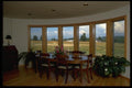 031019 Walnut Dining Table With View A4 Photo Print