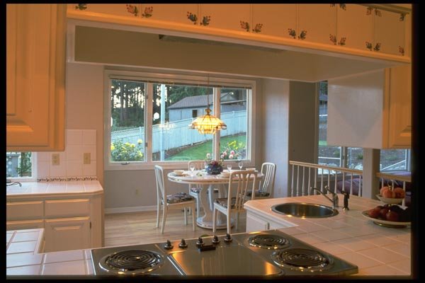 031022 Kitchen Stove, Tiled Counters, Table A4 Photo Print