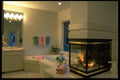 031026 Bathroom With Fireplace A4 Photo Print