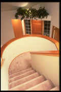 031038 Looking Down Hairpin Turn Stairway A4 Photo Print