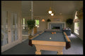 031066 Billiard Table, Blue Tile Fireplace A4 Photo Print