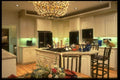 031077 Kitchen Island With Rustic Chairs A4 Photo Print