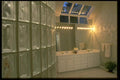031088 Double Sinks In White Skylit Bathroom A4 Photo Print