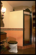 031094 Early Tile Bathroom And Commode A4 Photo Print