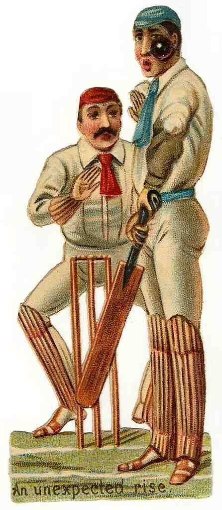 032 Cricket 3 Vintage A4 Photo Print