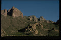 032045 Exposed Rocks And Butte A4 Photo Print