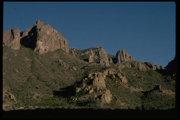 032045 Exposed Rocks And Butte A4 Photo Print