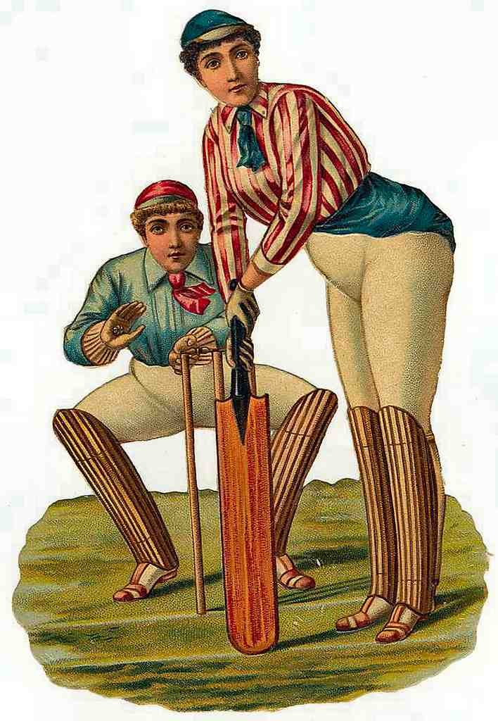 033 Cricket 4 Vintage A4 Photo Print
