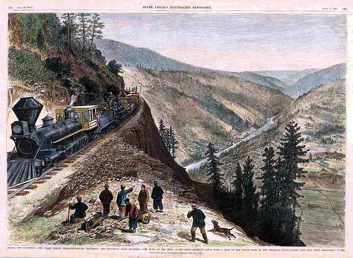 033 Crossing Continent Vintage A4 Photo Print
