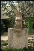 033000 Human Head In Serpent Form, 1000 AD, Uxmal A4 Photo Print