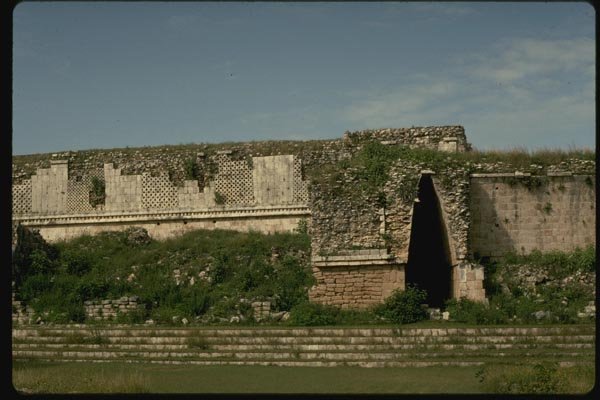 033003 Entry Door In Mayan Ruins, Uxmal A4 Photo Print