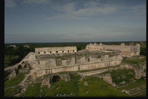 033004 Nunnery Quadrangle, Uxmal A4 Photo Print