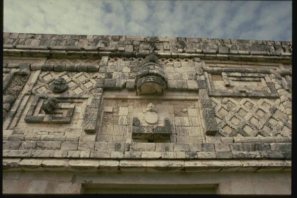 033006 Detailed View Of Nunnery, Uxmal A4 Photo Print