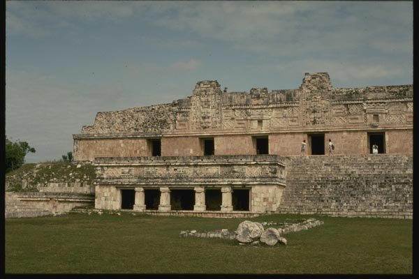 033009 North Palace, Quadrangle Of Nunnery, Uxmal A4 Photo Print