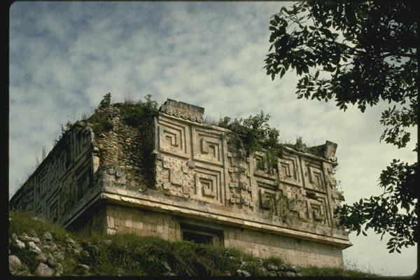033011 Governor's Palace At Mayan Ruins, Uxmal A4 Photo Print