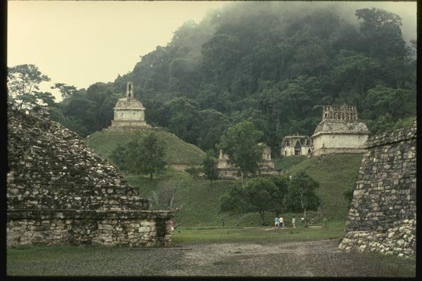033019 The Three Temples, Palenque A4 Photo Print