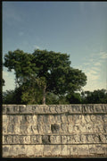 033032 Tzompantli Wall Of Skulls, Chichen Itza A4 Photo Print
