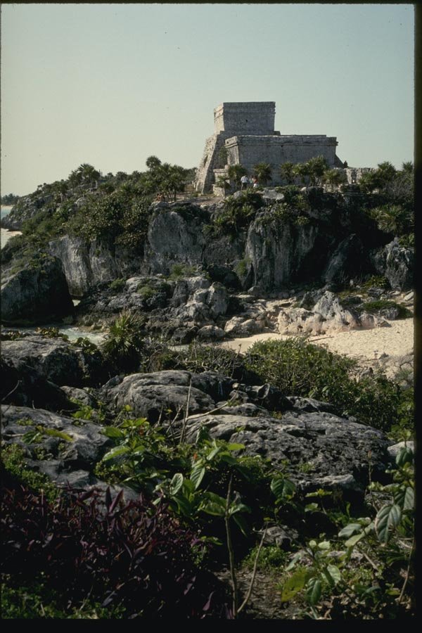 033051 El Castillo Fort, Tulum A4 Photo Print
