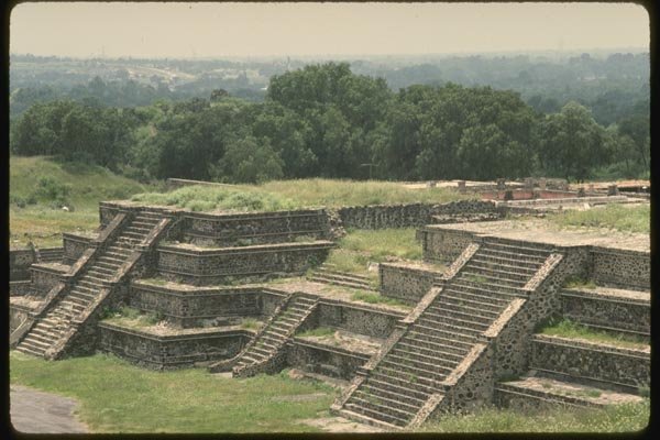 033060 Remains Of Steps At Teotihuacan Ruins A4 Photo Print