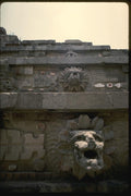 033062 Sculptured Wall At Quetzlcoatl Temple A4 Photo Print