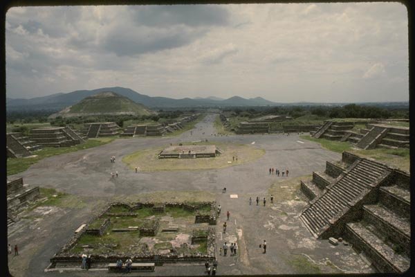 033067 Teotihuacan Complex Pyramids Of The Moon And Sun A4 Photo Print