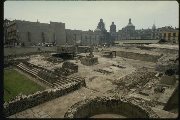033071 Templo Mayor, Mexico City A4 Photo Print