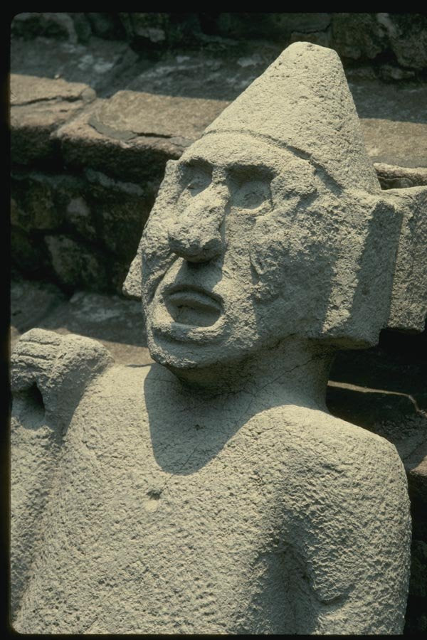 033073 Aztec Sculpture, Templo Mayor A4 Photo Print