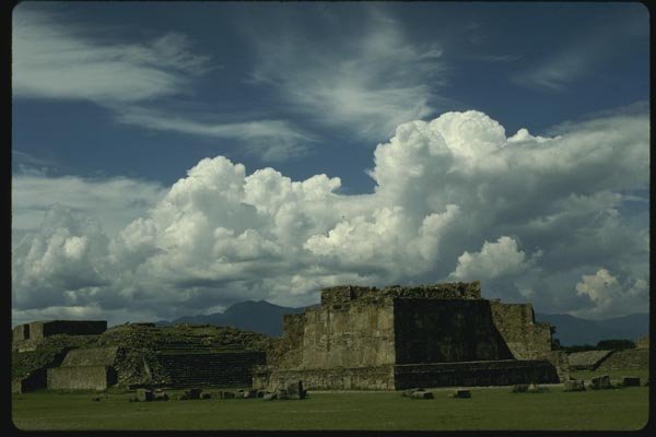 033098 Ancient Site Of Monte Alban, Near Oaxaca A4 Photo Print