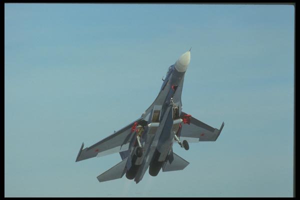 034000 Sukhoi SU 27 Flanker  Soviet Airforce A4 Photo Print